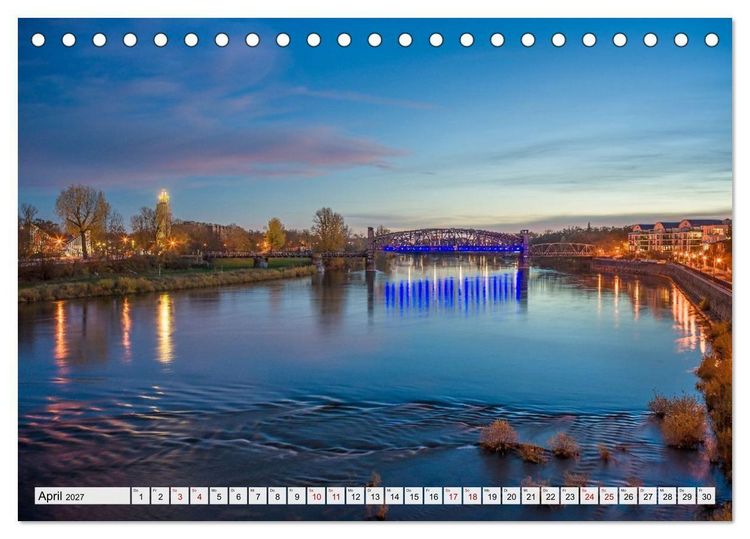 Produktbild: Magdeburg in besonderem Licht (Tischkalender 2027 DIN A5 quer), CALVENDO Monatskalender