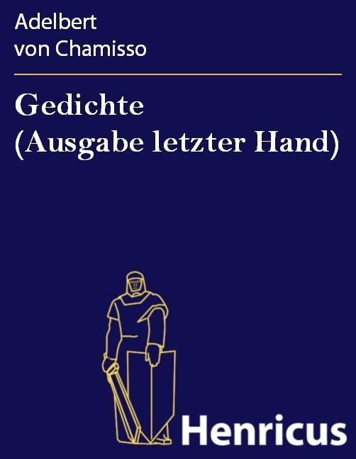 Produktbild: Gedichte (Ausgabe letzter Hand)
