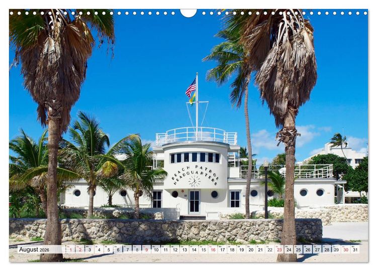 Produktbild: FLORIDA Paradiesischer Sonnenscheinstaat (Wandkalender 2026 DIN A3 quer), CALVENDO Monatskalender
