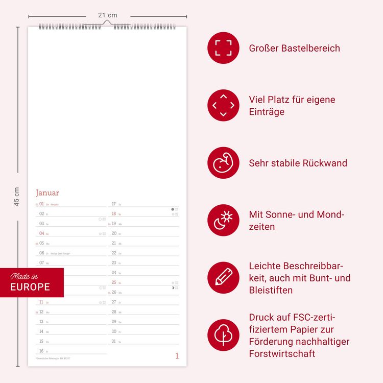 Produktbild: Fotokalender zum Selbstgestalten 2026