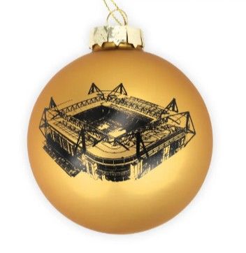 Produktbild: BVB Borussia Dortmund - Weihnachtsbaumkugel, Weihnachtsbaum Schmuck, Christbaumkugel