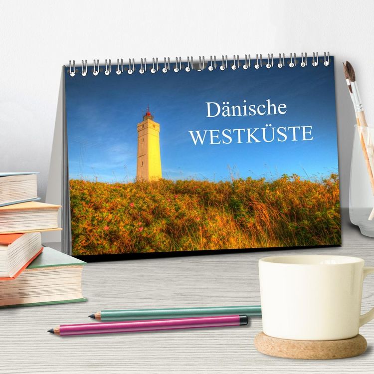 Produktbild: D&auml;nische Westk&uuml;ste (Tischkalender 2026 DIN A5 quer), CALVENDO Monatskalender