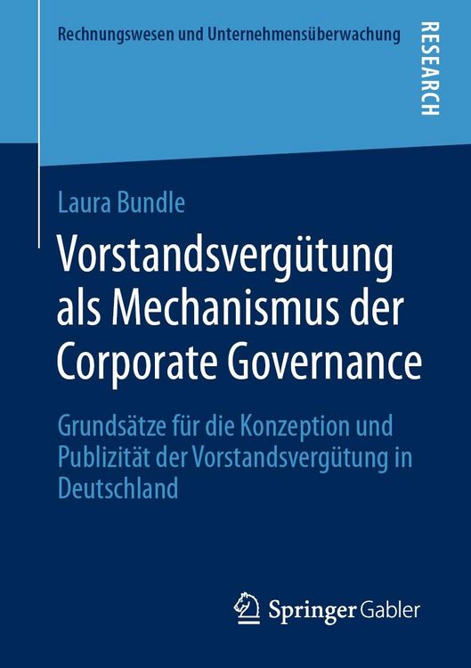 Produktbild: Vorstandsverg&uuml;tung als Mechanismus der Corporate Governance