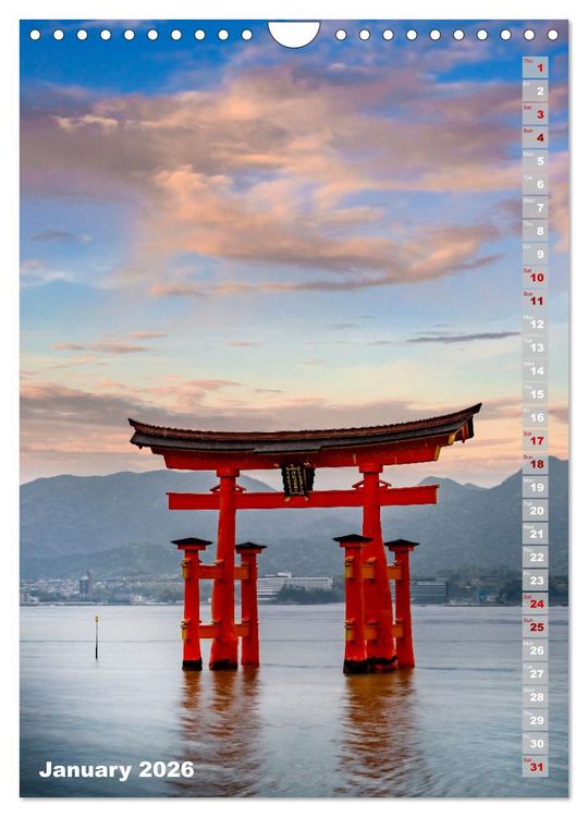 Produktbild: THE MAGIC OF JAPAN Charming impressions (Wall Calendar 2026 DIN A4 portrait), CALVENDO 12 Month Wall Calendar