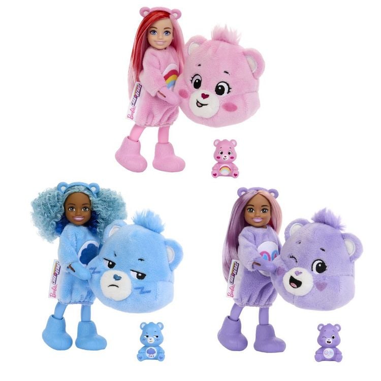 Produktbild: Barbie Cutie Reveal Glücksbärchis-Reihe kleine Chelsea-Puppe und Zubehörteile, 6 Überraschungen (Stile können abweichen)