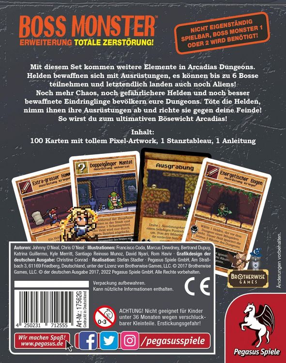 Produktbild: Boss Monster Erweiterung: Totale Zerst&ouml;rung!