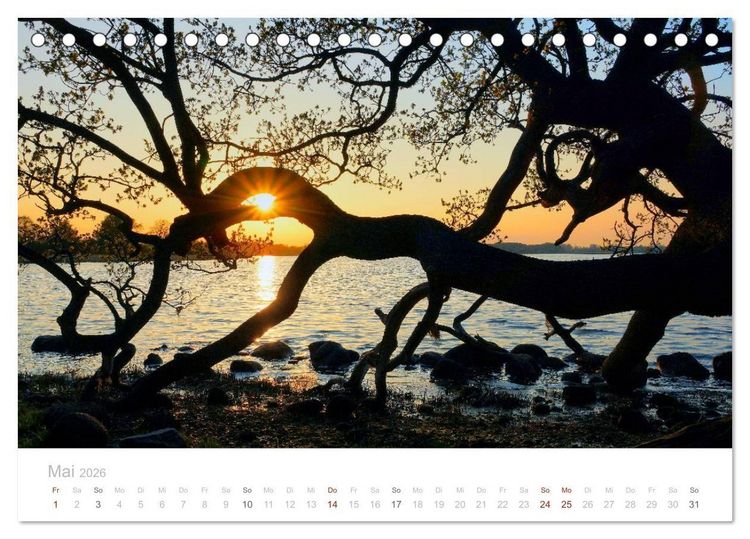 Produktbild: Zauberhafte Schlei (Tischkalender 2026 DIN A5 quer), CALVENDO Monatskalender