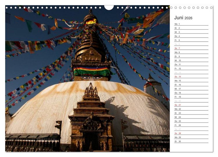 Produktbild: Nepal (Wandkalender 2026 DIN A3 quer), CALVENDO Monatskalender