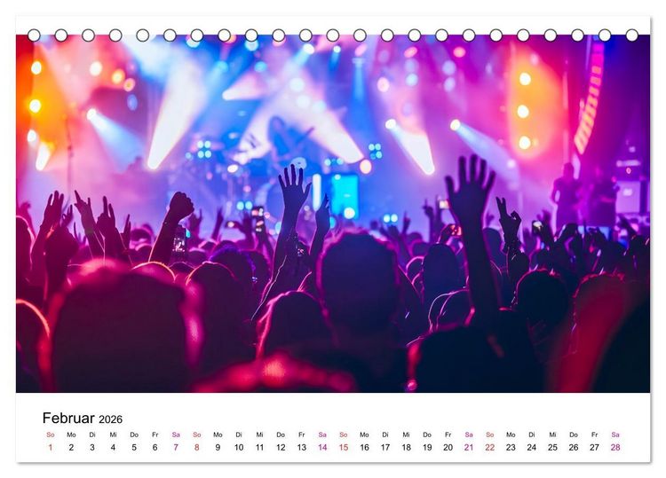 Produktbild: Festival Time (Tischkalender 2026 DIN A5 quer), CALVENDO Monatskalender