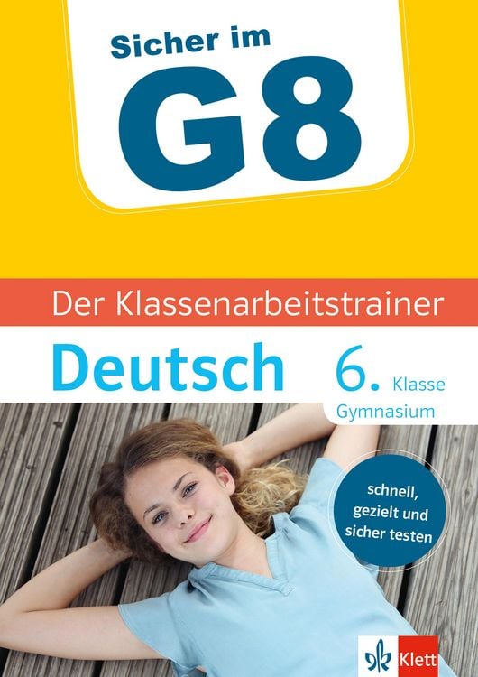Produktbild: Klett Sicher im G8 Der Klassenarbeitstrainer Deutsch 6. Klasse