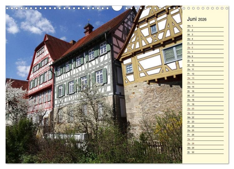 Produktbild: Unterwegs in Bietigheim-Bissingen (Wandkalender 2026 DIN A3 quer), CALVENDO Monatskalender