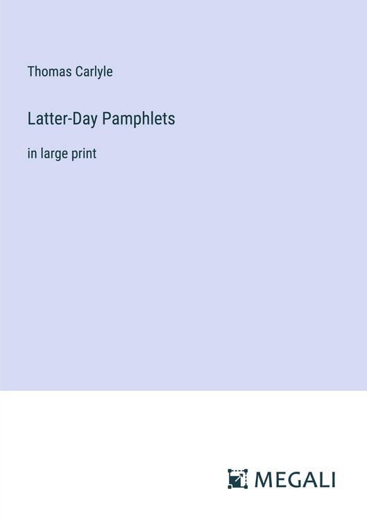 Produktbild: Latter-Day Pamphlets