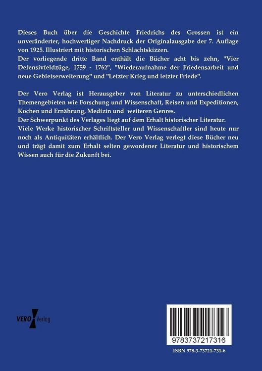 Produktbild: Geschichte Friedrichs des Grossen