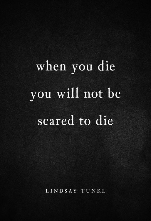 Produktbild: When You Die You Will Not Be Scared to Die