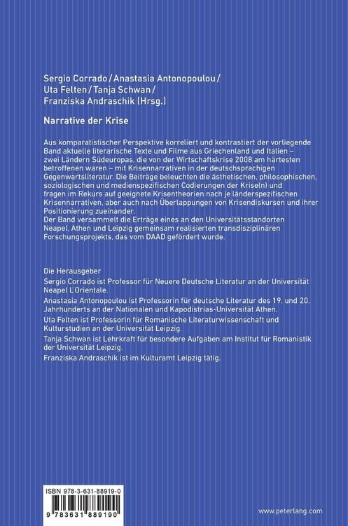 Produktbild: Narrative der Krise