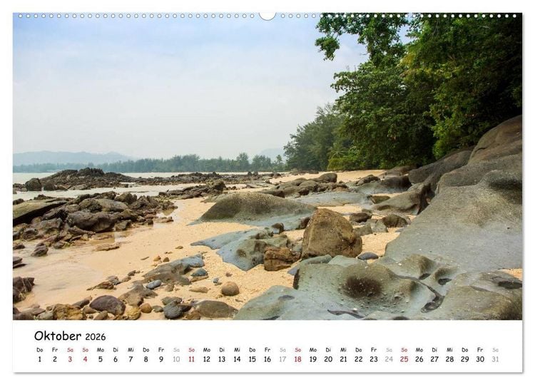 Produktbild: Traumlandschaften Thailands (hochwertiger Premium Wandkalender 2026 DIN A2 quer), Kunstdruck in Hochglanz