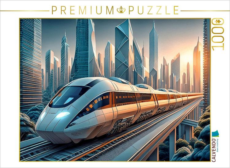 CALVENDO Puzzle 'Straßenbahn' 1000 Teile – Premium-Foto-Puzzle Für Erwachsene, 64x48 Cm Legegröße, Made In Europe
