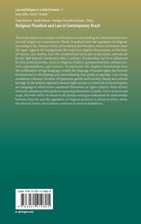 Produktbild: Religious Pluralism and Law in Contemporary Brazil