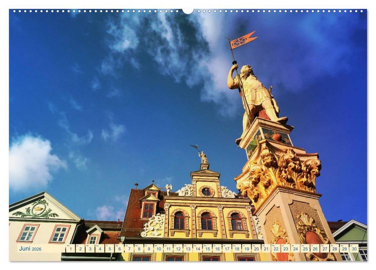 Produktbild: ERFURT obercool (Wandkalender 2026 DIN A2 quer), CALVENDO Monatskalender