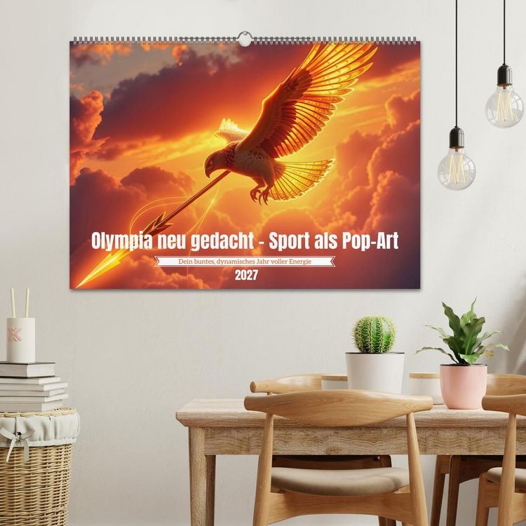 Produktbild: Olympia neu gedacht - Sport als Pop-Art (Wandkalender 2027 DIN A2 quer), CALVENDO Monatskalender