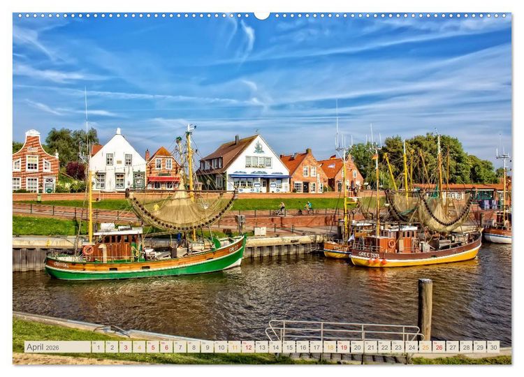 Produktbild: Reise an die Nordsee - Greetsiel (hochwertiger Premium Wandkalender 2026 DIN A2 quer), Kunstdruck in Hochglanz