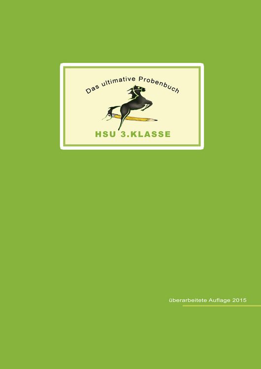 Produktbild: Das ultimative Probenbuch HSU 3. Klasse
