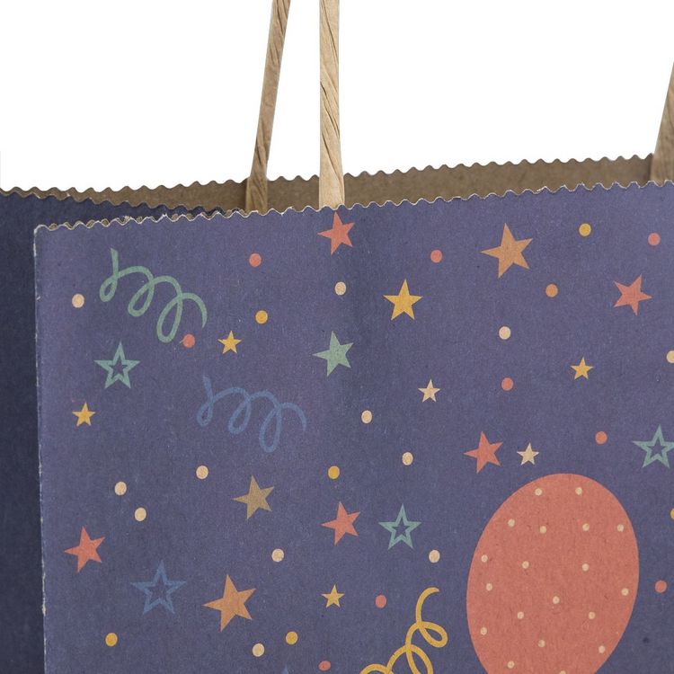 Produktbild: Idena Geschenktasche Happy Birthday Luftballon 18x27x10cm