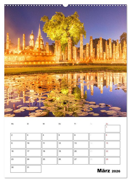 Produktbild: THAILAND - Mein Urlaubsplaner (Wandkalender 2026 DIN A2 hoch), CALVENDO Monatskalender