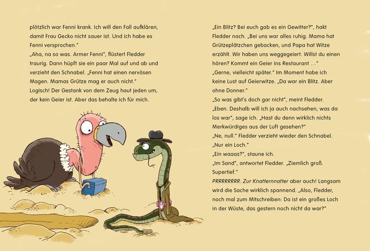 Produktbild: Roger R&auml;ttel und die hei&szlig;este Detektivschule der Welt &ndash; Ein Loch in der W&uuml;ste