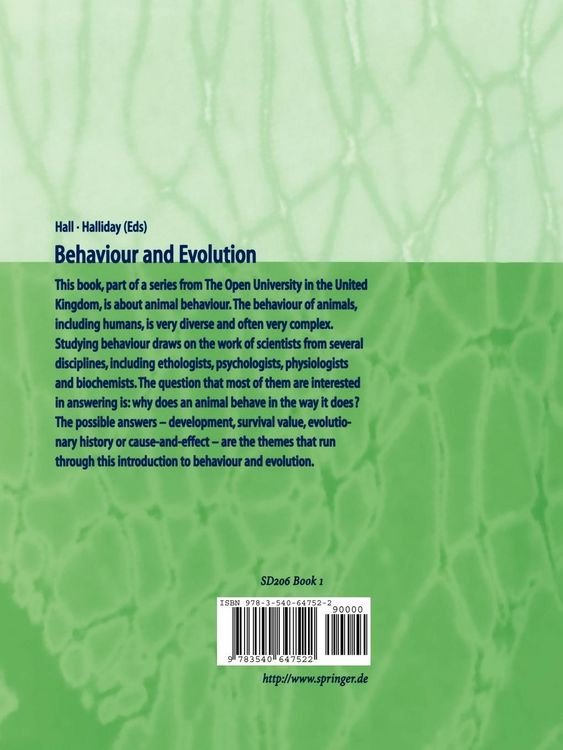 Produktbild: Behaviour and Evolution