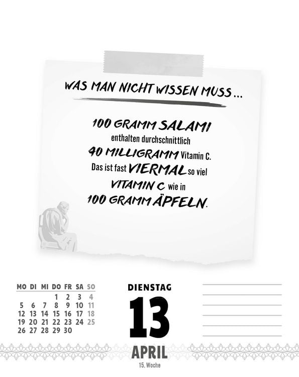 Produktbild: Rentner Abrei&szlig;kalender 2027