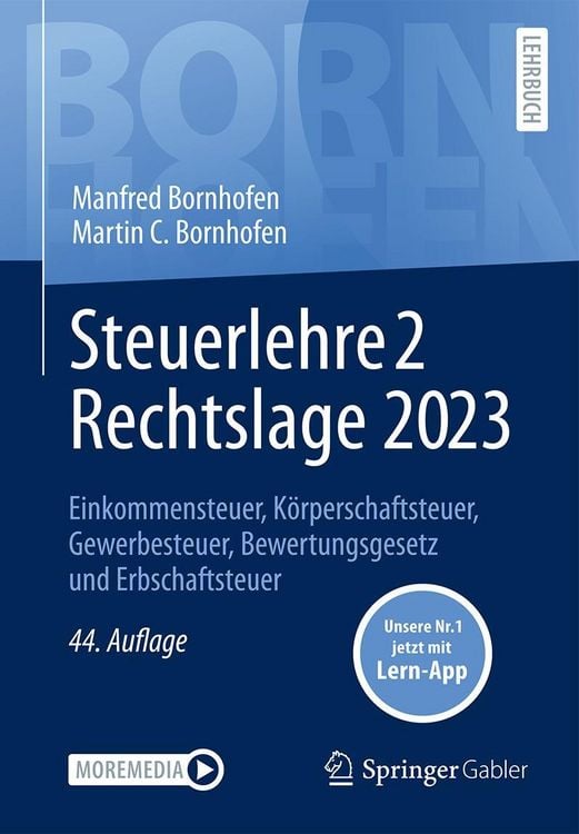 Produktbild: Steuerlehre 2 Rechtslage 2023