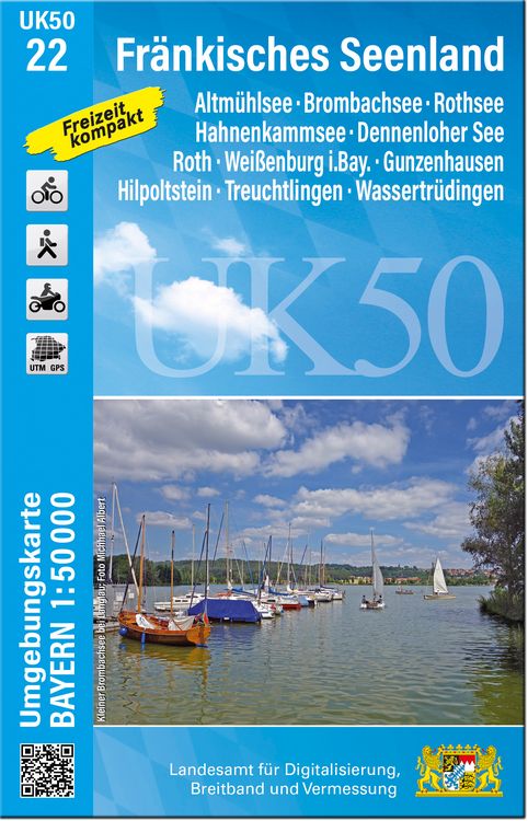 Produktbild: UK50-22 Fr&auml;nkisches Seenland