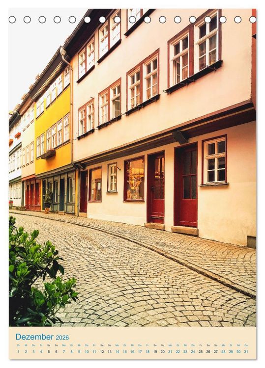 Produktbild: Erfurt und Eisenach - Traumhaft Sch&ouml;n (Tischkalender 2026 DIN A5 hoch), CALVENDO Monatskalender