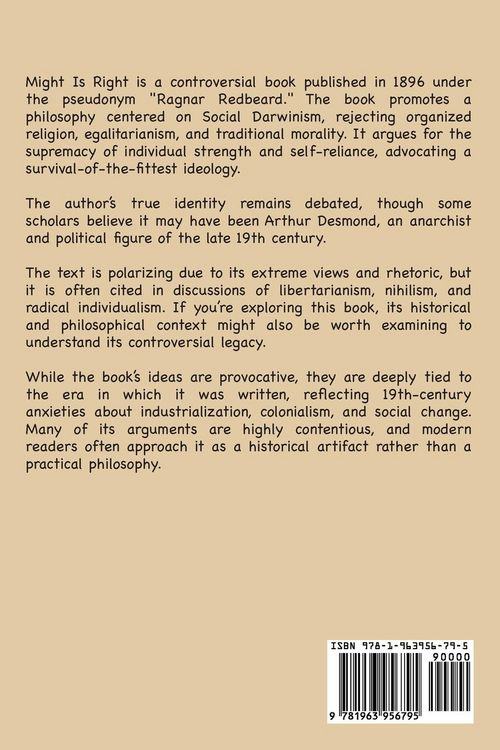 Produktbild: Might is Right Or Survival of the Fittest