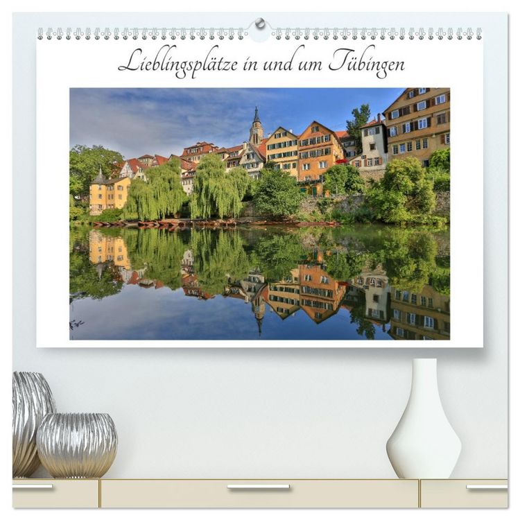 Produktbild: Lieblingspl&auml;tze in und um T&uuml;bingen (hochwertiger Premium Wandkalender 2026 DIN A2 quer), Kunstdruck in Hochglanz