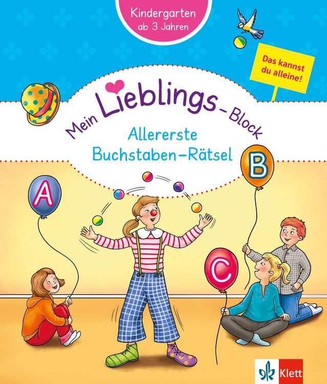Produktbild: Klett Mein Lieblings-Block: Allererste Buchstaben-R&auml;tsel