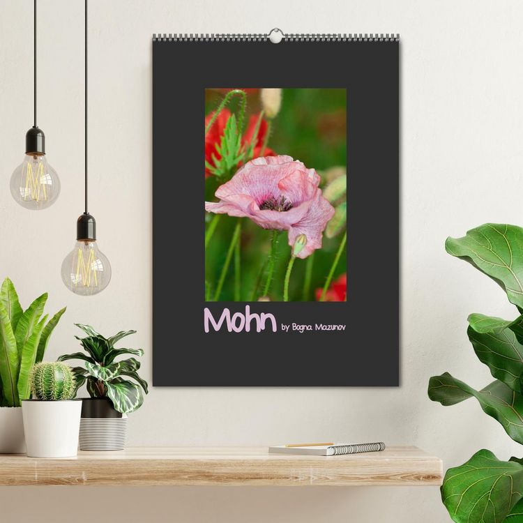 Produktbild: Mohn (Wandkalender 2026 DIN A2 hoch), CALVENDO Monatskalender