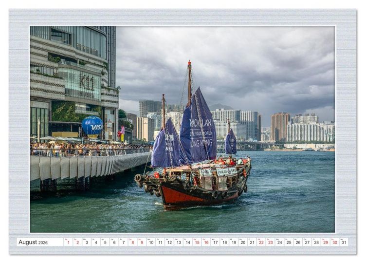Produktbild: Urbaner Zauber: Das Zentrum Hongkongs (Wandkalender 2026 DIN A4 quer), CALVENDO Monatskalender