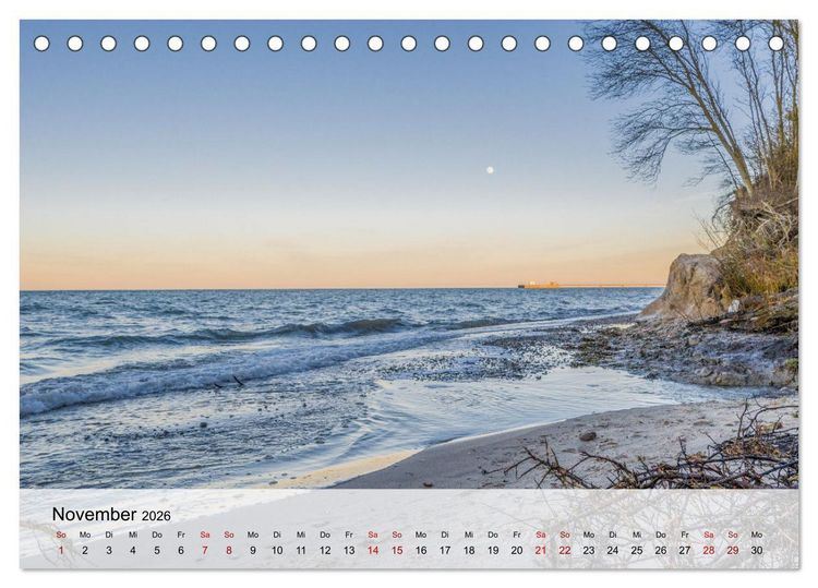Produktbild: Schwedeneck Natur und Meer (Tischkalender 2026 DIN A5 quer), CALVENDO Monatskalender