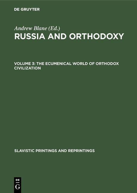 Produktbild: The ecumenical world of Orthodox civilization