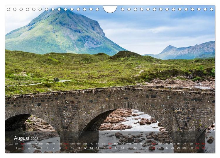 Produktbild: Scotland - From Edinburgh into the Highlands (Wall Calendar 2026 DIN A4 landscape), CALVENDO 12 Month Wall Calendar