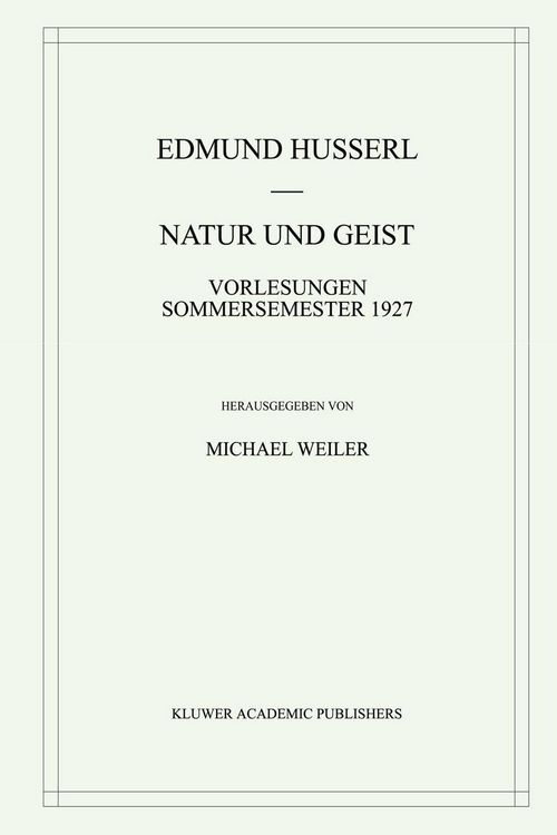 Produktbild: Natur und Geist