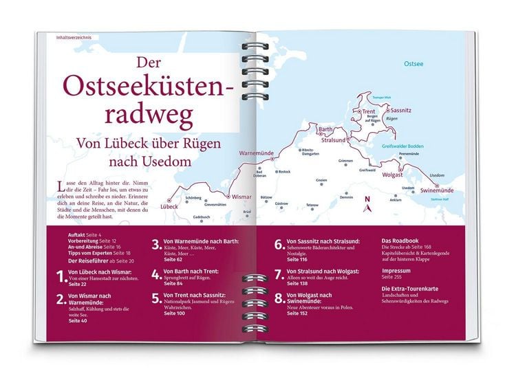 Produktbild: KOMPASS Radreisef&uuml;hrer Ostseek&uuml;stenradweg Mecklenburg-Vorpommern