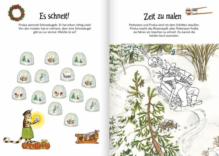 Produktbild: Pettersson und Findus. Lustige Weihnachtsr&auml;tsel