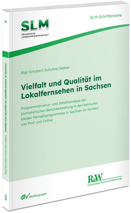 Produktbild: Vielfalt und Qualit&auml;t im Lokalfernsehen in Sachsen