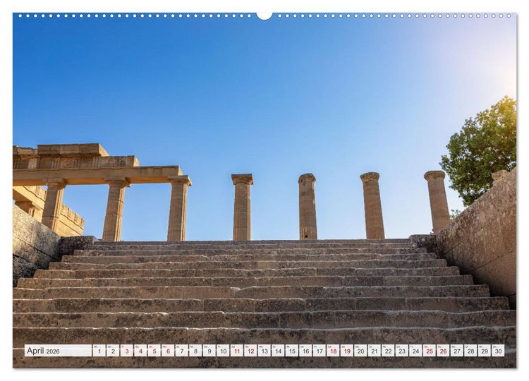 Produktbild: Rhodos und Symi (hochwertiger Premium Wandkalender 2026 DIN A2 quer), Kunstdruck in Hochglanz