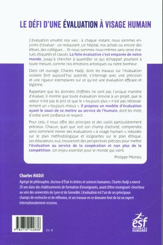 Produktbild: Le d&eacute;fi d'une &eacute;valuation &agrave; visage humain