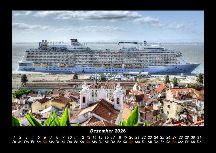 Produktbild: Lissabon 2026 Fotokalender DIN A3