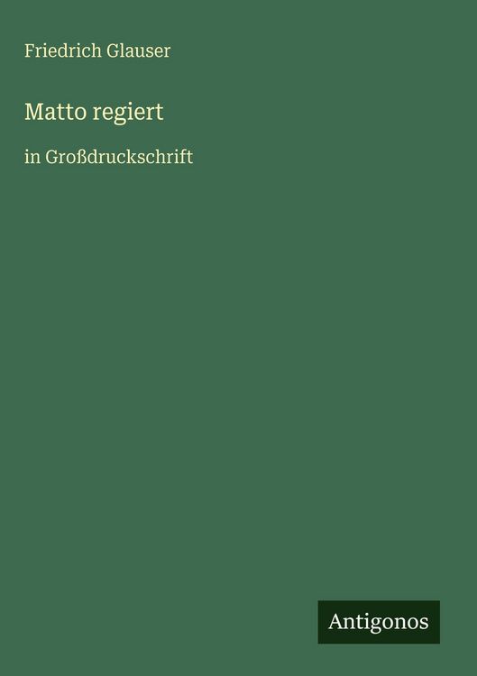Produktbild: Matto regiert